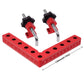 🛠️📏 PROMO -50% ! Kit d’Équerres/Serre-joints 90° en Aluminium – Précision Maximale, Double Échelle & Polyvalent