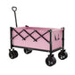 🛒 Chariot Pliable Extérieur – Oxford 600D & Acier Carboné – 80kg/130L & Roues 360° for Pique-Nique & Jardinage