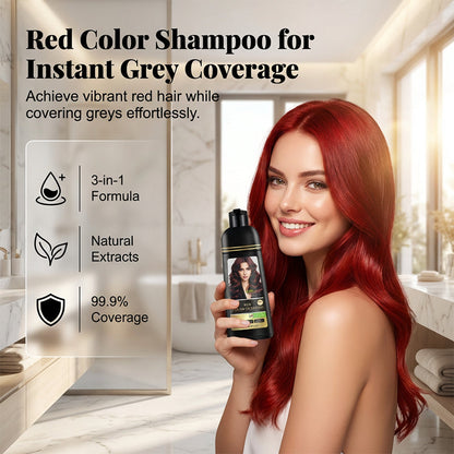 💎 -50% SUR LE SHAMPOOING COLORANT 3 EN 1 ! 💎 Couvre 99,9% des Cheveux Blancs – Infusé aux Plantes – Teinture + Shampoing + Après-Shampoing ✨