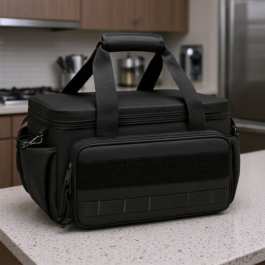 💎🛠️✨ PROMO -50% ! Sac à Outils en Toile Haute Densité – 35 cm, Ultra-Résistant & Bandoulière Amovible (Noir)