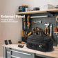 💎🛠️✨ PROMO -50% ! Sac à Outils en Toile Haute Densité – 35 cm, Ultra-Résistant & Bandoulière Amovible (Noir)
