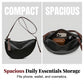 Sac Croissant Minimaliste en Cuir Véritable