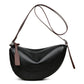 Sac Croissant Minimaliste en Cuir Véritable
