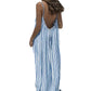 Robe longue d'été à bretelles fines et dos nu pour femme