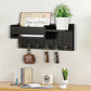 📢📢50% OFF !! ⏰Porte-courrier et porte-clés mural avec étagère