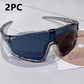 🌟🕶️ NOUVEAUTÉS 2026 – PROMO -50% ! Lunettes de Sport Photochromiques Extérieur – Verres Adaptatifs, Vision Panoramique, Antidérapantes (Gris/Noir, Lot 1/2/3)