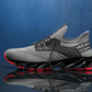 🔥👟✨ PROMO -50% ! Baskets Homme Respirantes – Confort Érgon., Semelle Antidérapante & Style Casual (Blanc/Noir/Kaki/Gris, 39-46)