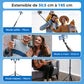 Trépied Perche à Selfie Extensible pour Téléphone avec Télécommande Détachable