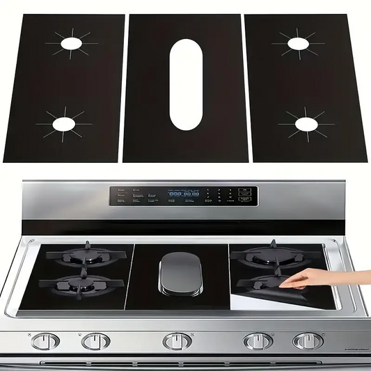 Protège-Brûleurs Réutilisables pour Cuisinière à Gaz