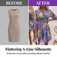 👗 50% DE RÉDUCTION ⏰ Robe trapèze à col en V & ourlet à volants, imprimé floral – Fluide, légère – parfaite pour l’été, la plage ou un look romantique 🌸