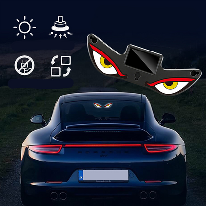 🔥🌟🚗 PROMO -50% ! Feu LED Solaire "Œil du Diable" pour Voiture – 4 Styles, Capteurs Lumière/Vibration, Installation Ventouse (1/4 Pièces)