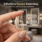 Boucles d'oreilles géométriques élégantes avec détails étincelants