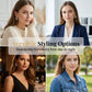 Boucles d'oreilles géométriques élégantes avec détails étincelants
