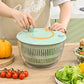 🥗 ÉCONOMISEZ 53% POUR UN TEMPS LIMITÉ ! ✨ Essoreuse & Coupe-Légumes 9-en-1 – Multifonction, Pratique, Innovant 🥒