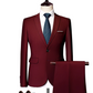 Ensemble de costume d'affaires coupe moderne 2 pièces pour homme
