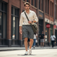 🌿🩳50 % de réduction 🔥Short cargo décontracté pour homme à taille élastiquée
