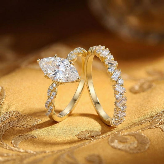 Bague élégante étincelante en zirconium cubique