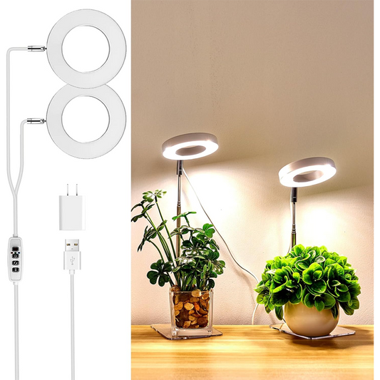 Lampe de croissance pour plantes à anneau LED "Angel Ring"