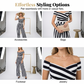 👗💃☀️ PROMO -50% ! Combinaison Femme Élégante – Épaules Dénudées, Jambes Larges & Tissu Fluide (Multi-couleurs, S-3XL)