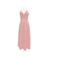 ✨👗Robe Longue à Col en V & Bretelles Fines – Fente Haute, Taille Cintrée (8 Couleurs, S-XXL)