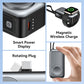 🥳Batterie externe magnétique tout-en-un : il suffit de la fixer pour recharger, plus besoin de chercher un câble. 5 000 mAh, design fin. Idéale pour les voyages ou au quotidien. Un gadget adapté aux seniors ! 🎒✅