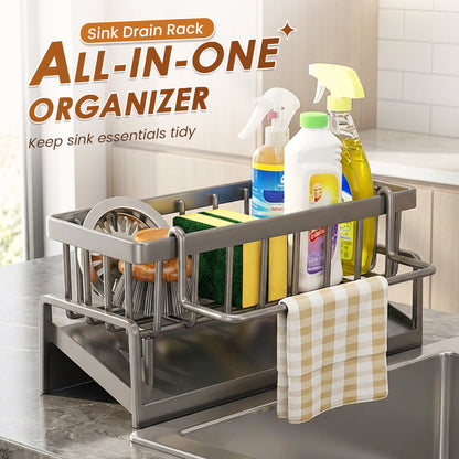 📢📢50 % DE RÉDUCTION !! ⏰Égouttoir multifonctionnel pour évier, idéal pour organiser votre cuisine