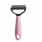 🐾🧹🐶 PROMO -50% ! Peigne de Toilettage Double Face pour Chiens & Chats – Brosse Douce, 2 Tailles (Bleu/Rose)
