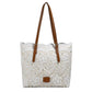 👜 Sac Fourre-Tout en Dentelle Blanche – Bretelles Réglables, Grand Compartiment & Fermeture Magnétique (Offre un porte-clés chat en cadeau