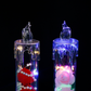 📢⏰🌹 PROMO -50% ! Bougie LED en Forme de Rose – Décoration Romantique, Sans Flamme, Piles (Rose/Bleu/Rouge)