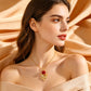 🌹 Collier élégant avec pendentif rose