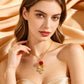 🌹 Collier élégant avec pendentif rose