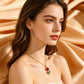 🌹 Collier élégant avec pendentif rose
