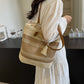 Sac bandoulière pour femme en paille tissée pour la plage