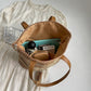 Sac bandoulière pour femme en paille tissée pour la plage