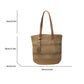 Sac bandoulière pour femme en paille tissée pour la plage