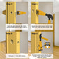 🛠️✨🚪 PROMO -50% ! Outil Professionnel d'Installation de Loquet de Porte – Guide de Mortaise Précis, ABS Robuste (5 Couleurs)