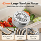 Purificateur d’aliments par électrolyse à plaques de titane