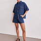 ✨ Ensemble Chemise & Short en Denim - Confort Décontracté ! ✨