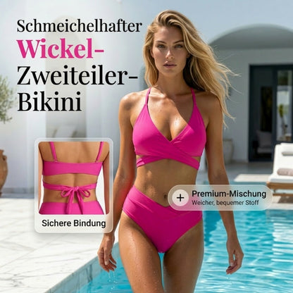 👙🌹💦 PROMO -50% ! Ensemble de Bikini Deux Pièces Féminin à Lacets – Sensuel, Ajustable & Parfait Plage/Piscine (Couleurs Multiples, Tailles Variées)