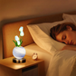 💡 Veilleuse Bouquet de Tulipes – Verre & Métal – Lueur Douce & USB for Chambre & Nursery