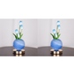 💡 Veilleuse Bouquet de Tulipes – Verre & Métal – Lueur Douce & USB for Chambre & Nursery