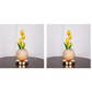 💡 Veilleuse Bouquet de Tulipes – Verre & Métal – Lueur Douce & USB for Chambre & Nursery