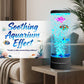 💐🐟💧 PROMO -50% ! Lampe à Bulles LED pour Aquarium – 7 Couleurs, Télécommande, USB/Piles (Blanc/Rose/Noir, 20,5×10,5 cm)