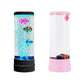 💐🐟💧 PROMO -50% ! Lampe à Bulles LED pour Aquarium – 7 Couleurs, Télécommande, USB/Piles (Blanc/Rose/Noir, 20,5×10,5 cm)