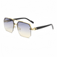Lunettes de soleil géométriques polygonales stylées pour homme
