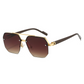 Lunettes de soleil géométriques polygonales stylées pour homme