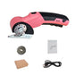 🧵 Kit Ciseaux Électriques Rechargeables – Alliage + TPE – Sans Fil & 2000 mAh for Tissu & DIY