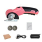 🧵 Kit Ciseaux Électriques Rechargeables – Alliage + TPE – Sans Fil & 2000 mAh for Tissu & DIY