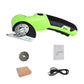 🧵 Kit Ciseaux Électriques Rechargeables – Alliage + TPE – Sans Fil & 2000 mAh for Tissu & DIY