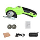 🧵 Kit Ciseaux Électriques Rechargeables – Alliage + TPE – Sans Fil & 2000 mAh for Tissu & DIY